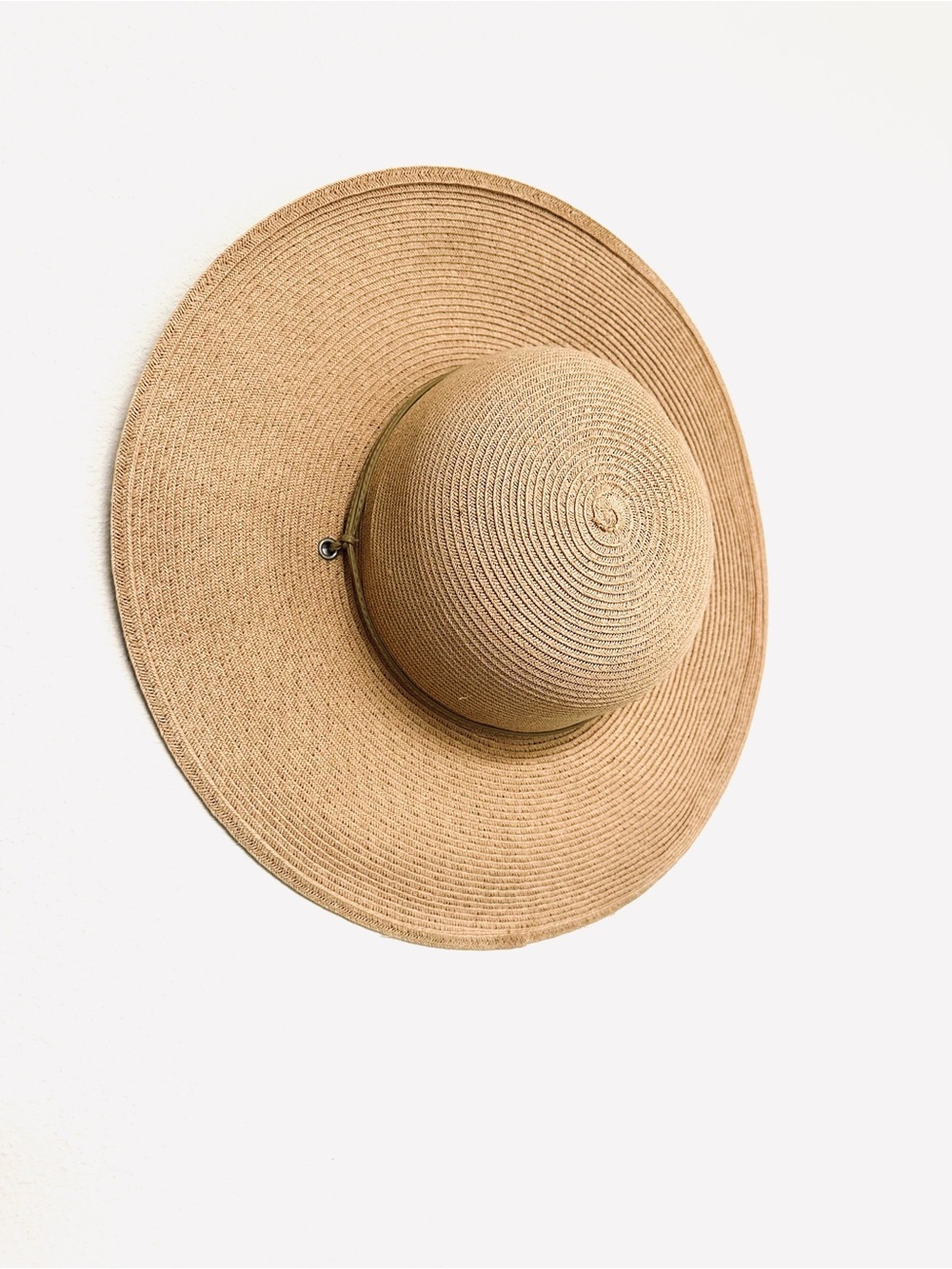 San Diego Hat Company Wide Brim Straw Hat - Light Beige